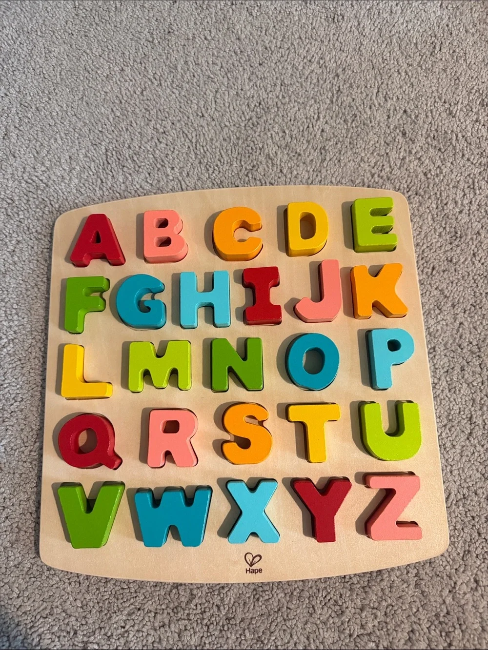 Hape Wooden Alphabet Puzzle